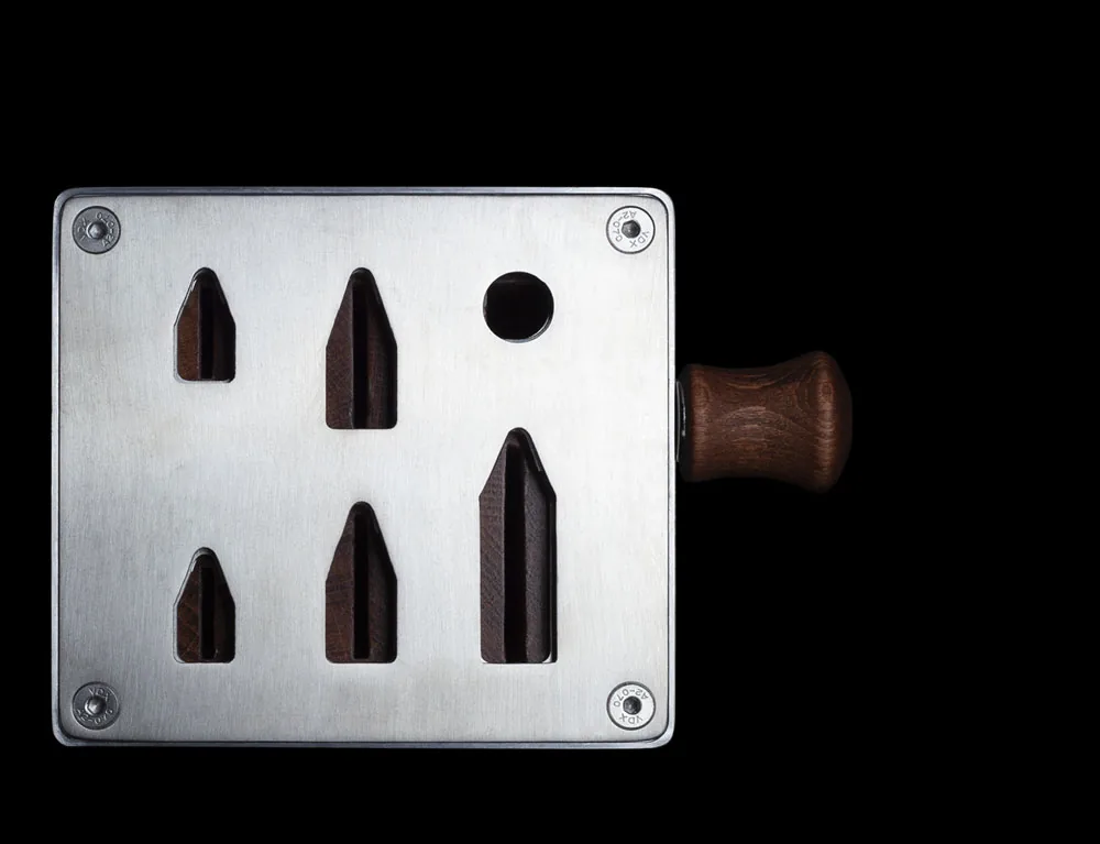 Dravone Messerblock – Sicherung offen